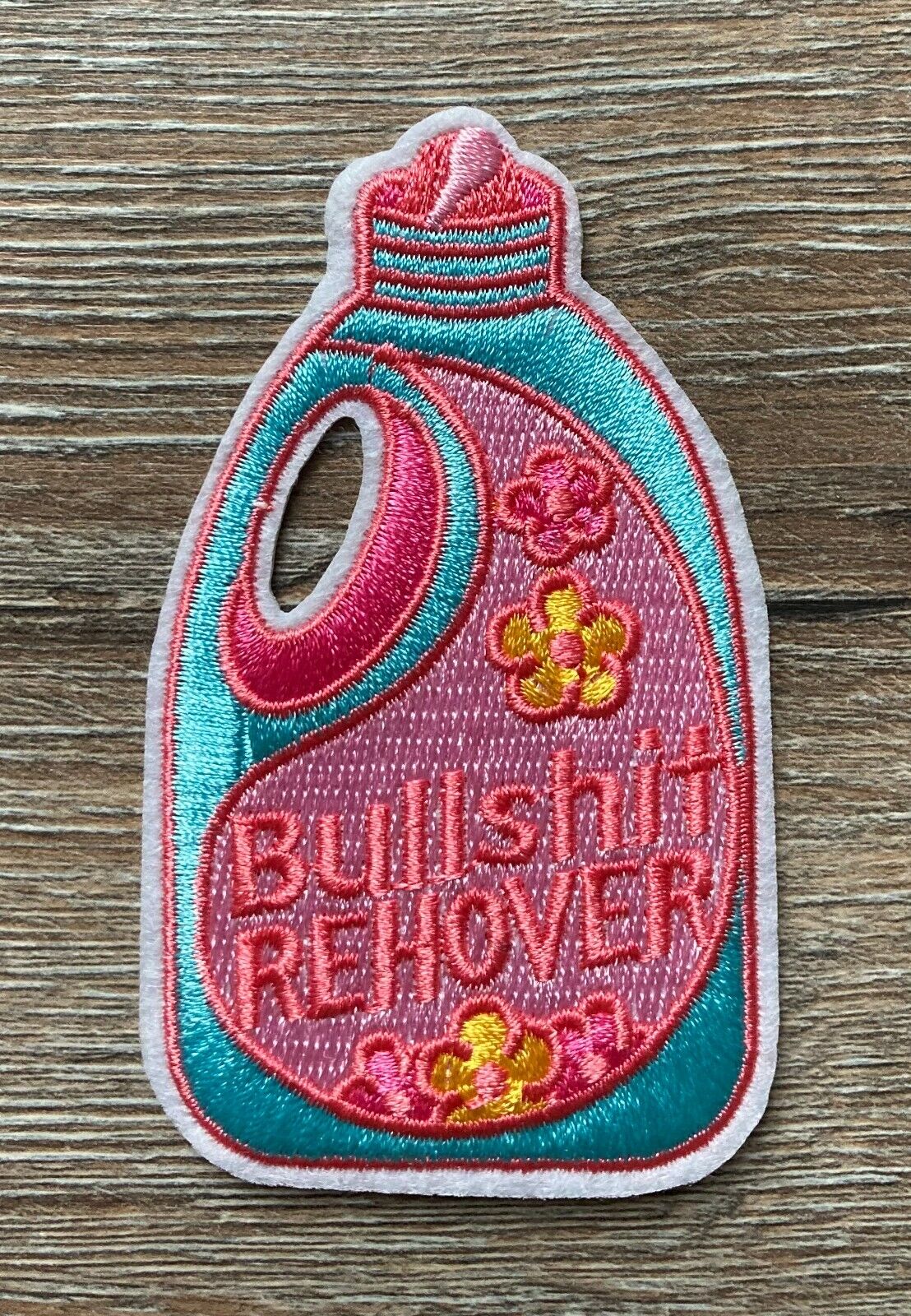 Bullshit Entferner Patch Aufnäher Bügelbild Reinigungsmittel Ironie Liebe Sex