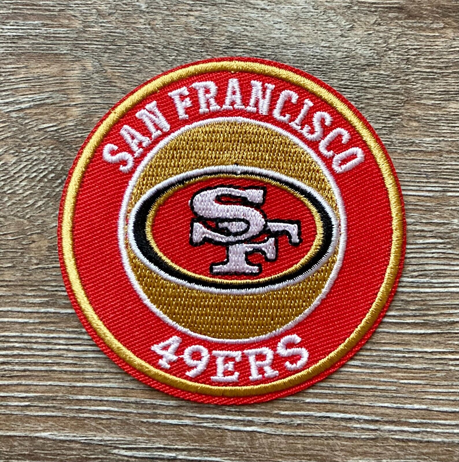 NFL San Francisco 49ers PATCH Aufnäher Bügelbild American Football US Sport