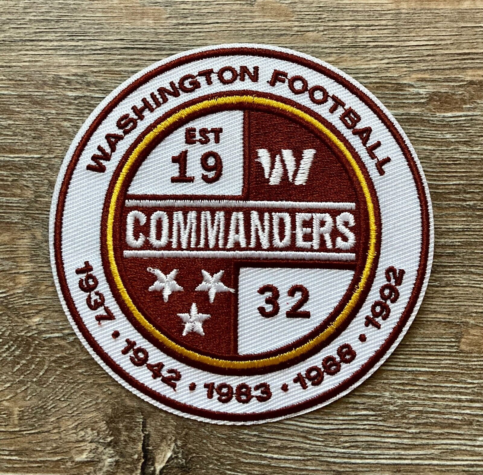 NFL Washington Football Team PATCH Aufnäher Bügelbild American Football US Sport