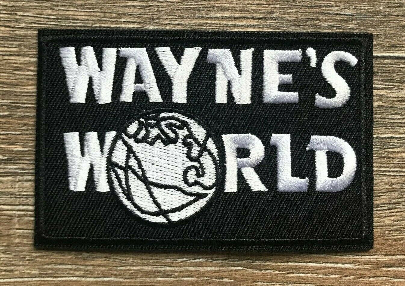 Wayne's World Aufnäher PATCH Bügelbild Film Movie 80s