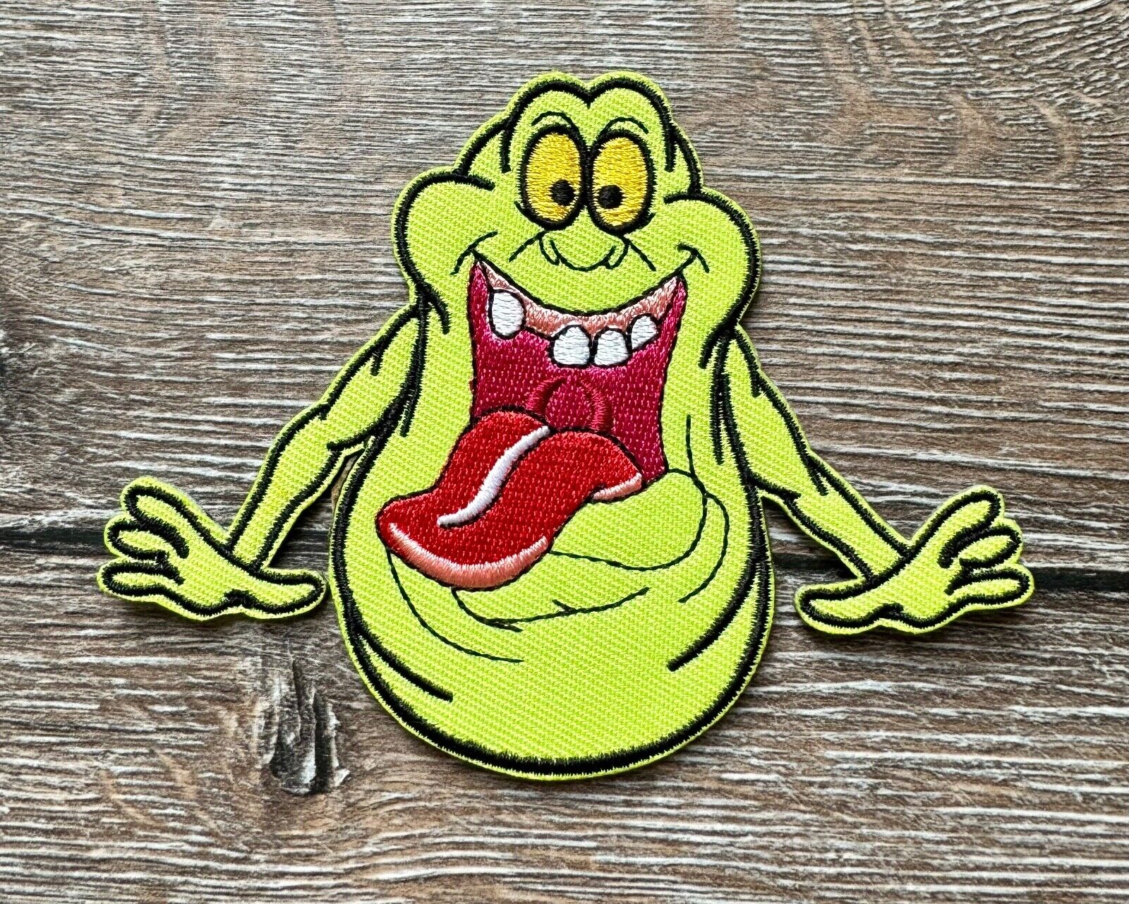 Ghostbusters Slimer PATCH Aufnäher Bügelbild Film Geist Ghost Monster