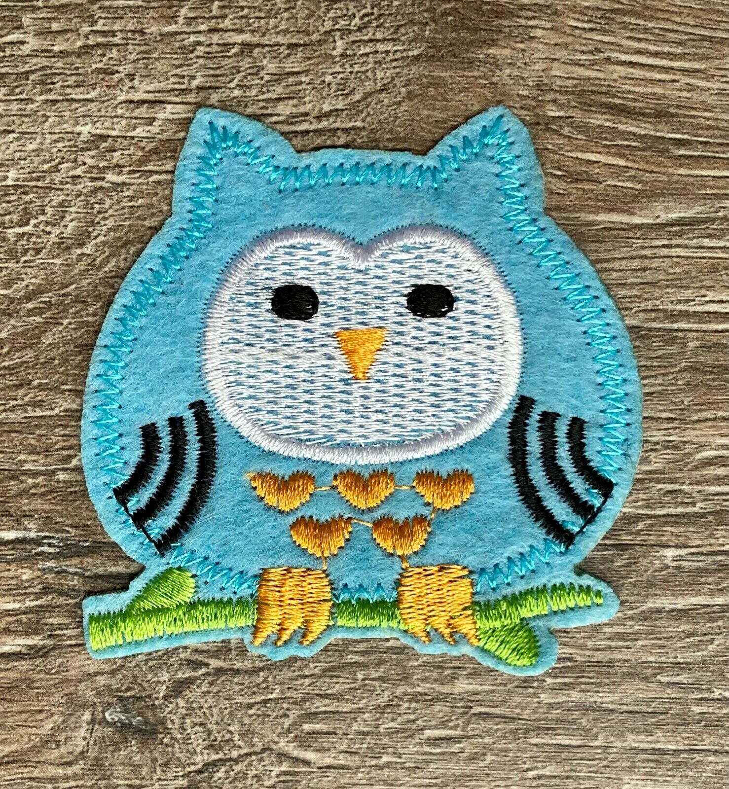 Eule PATCH Aufnäher Bügelbild Comic Kids Kinder Tier Wald