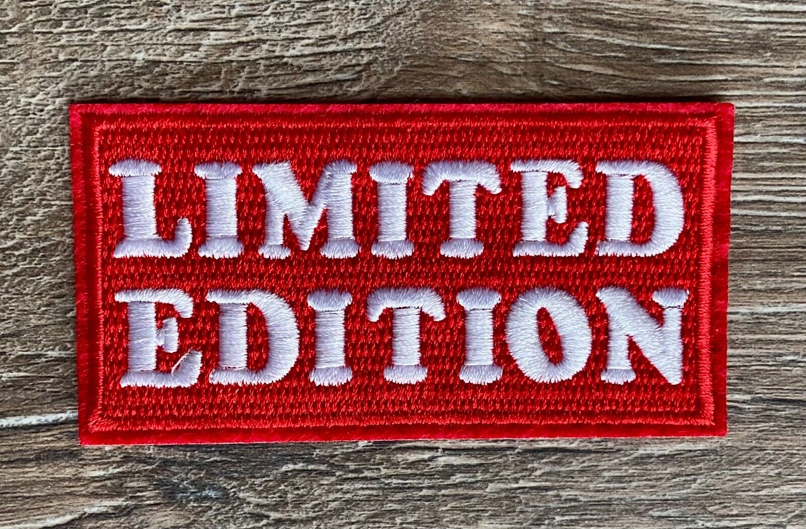 Limited Edition PATCH Aufnäher Bügelbild Spruch Text Selten Rar
