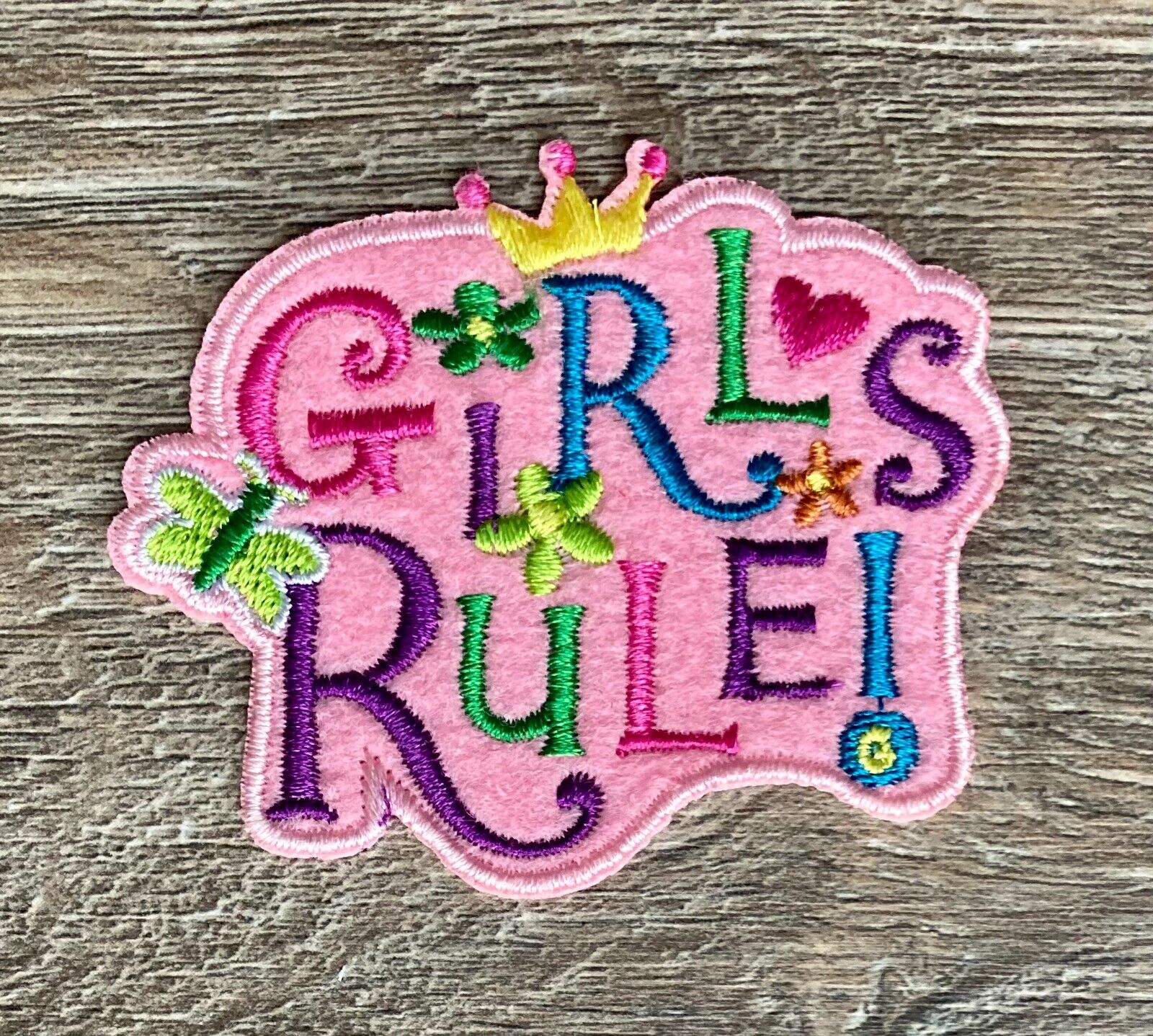 Girls Rules Patch Aufnäher Bügelbild Frauen Regeln Mädchen Power