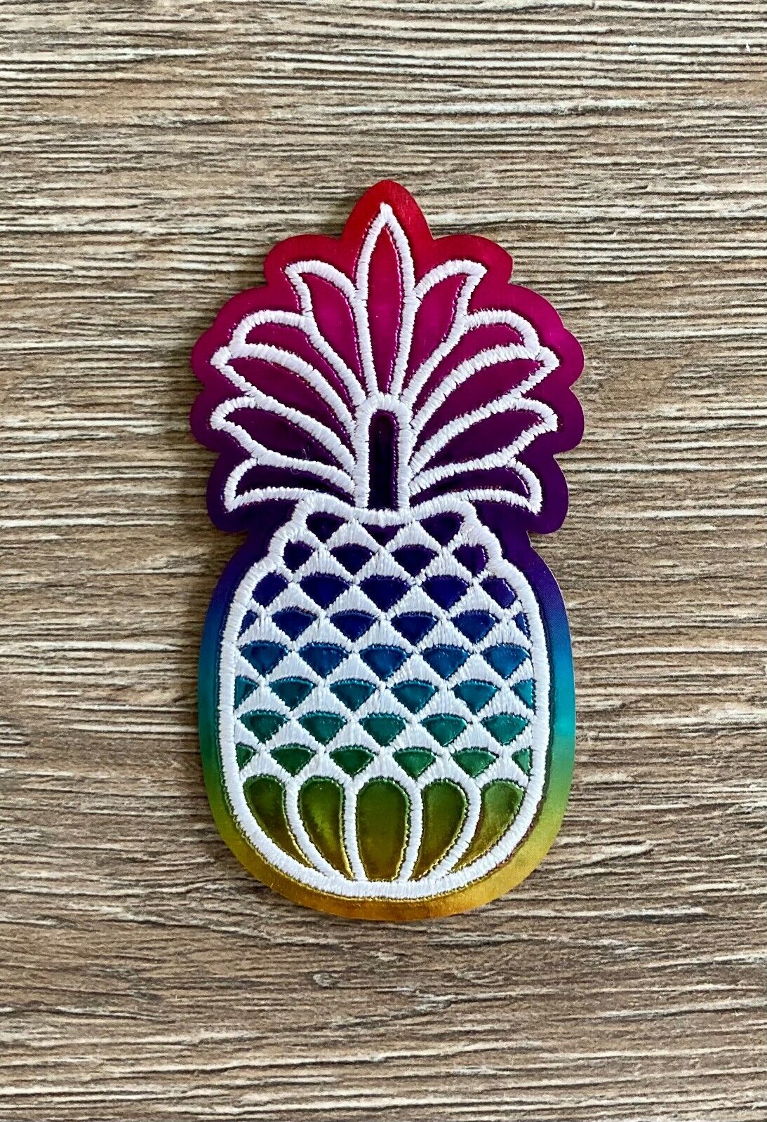 Ananas Patch Aufnäher Bügelbild Frucht Obst Tropisch
