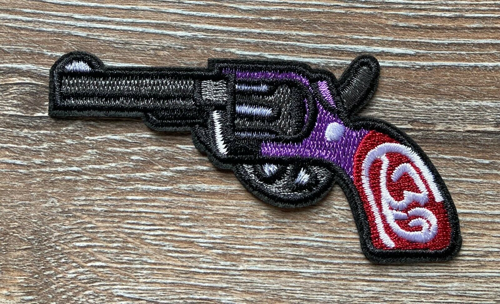 Pistole Aufnäher Patch Bügelbild Gun Western Colt