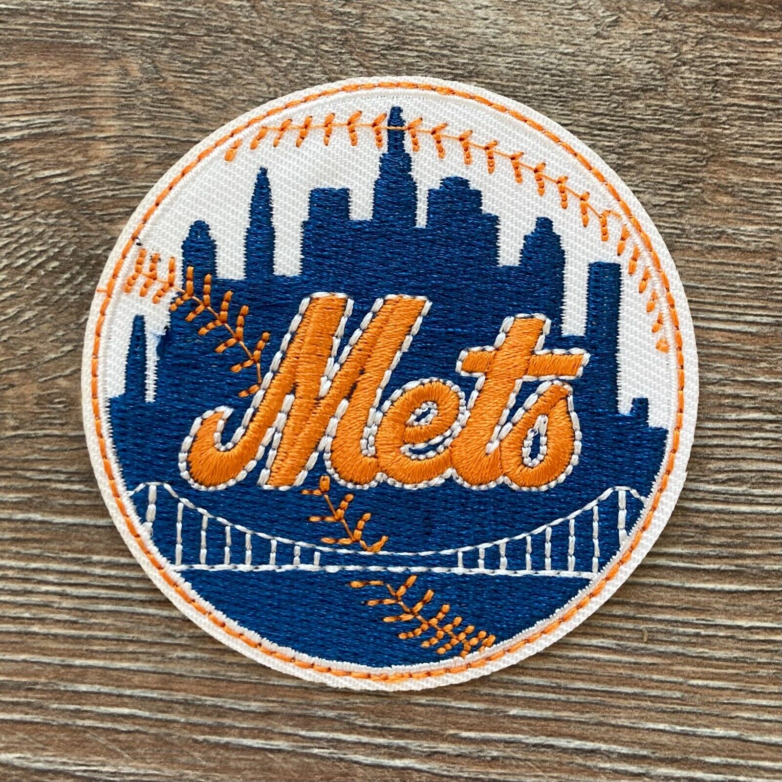 MLB New York Mets Patch Aufnäher Bügelbild Ballspiel Team Major League US Sport
