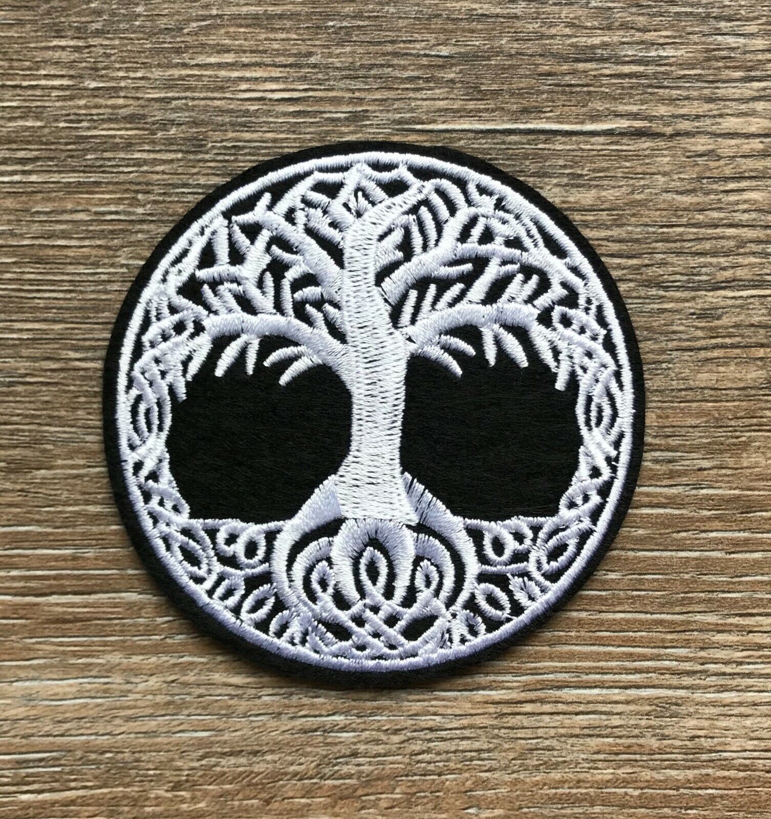 Lebensbaum PATCH Aufnäher Bügelbild Wikinger Viking Tree Natur Outdoor
