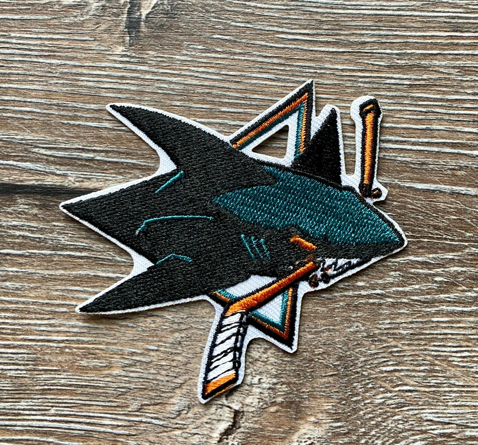 NHL San Jose Sharks PATCH Aufnäher Bügelbild Eishockey US Team Sport
