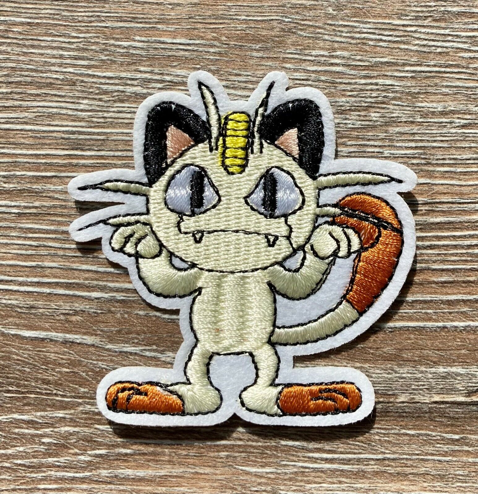 Pokemon Mautzi PATCH Aufnäher Bügelbild Pikachu Katze Cat Comic Serie Japan