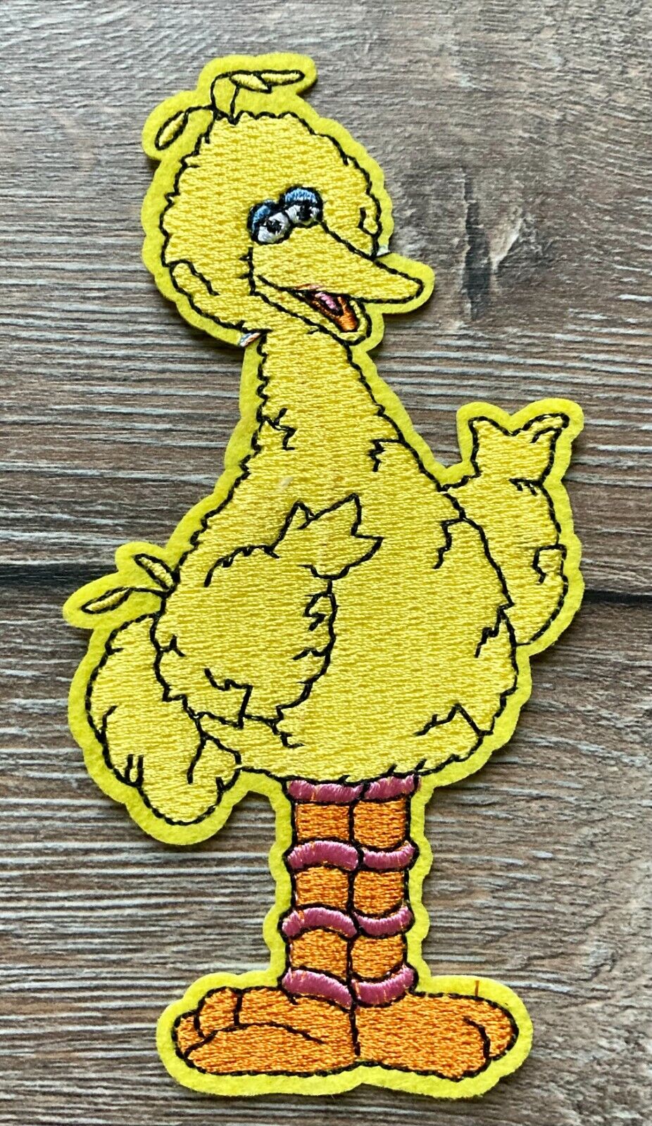 Bibo Patch Aufnäher Bügelbild Muppet Sesamstraße Vogel Bird